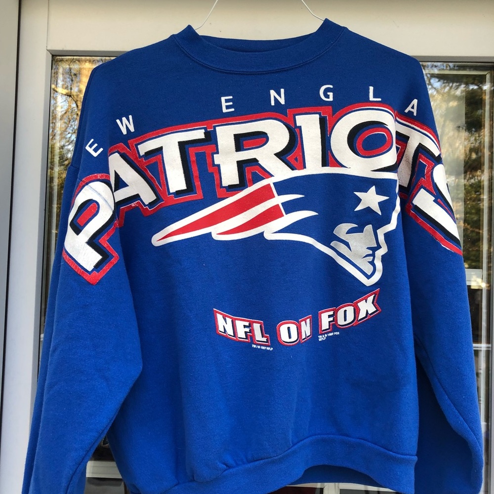 VINTAGE  1997 New England Patriots Crewneck